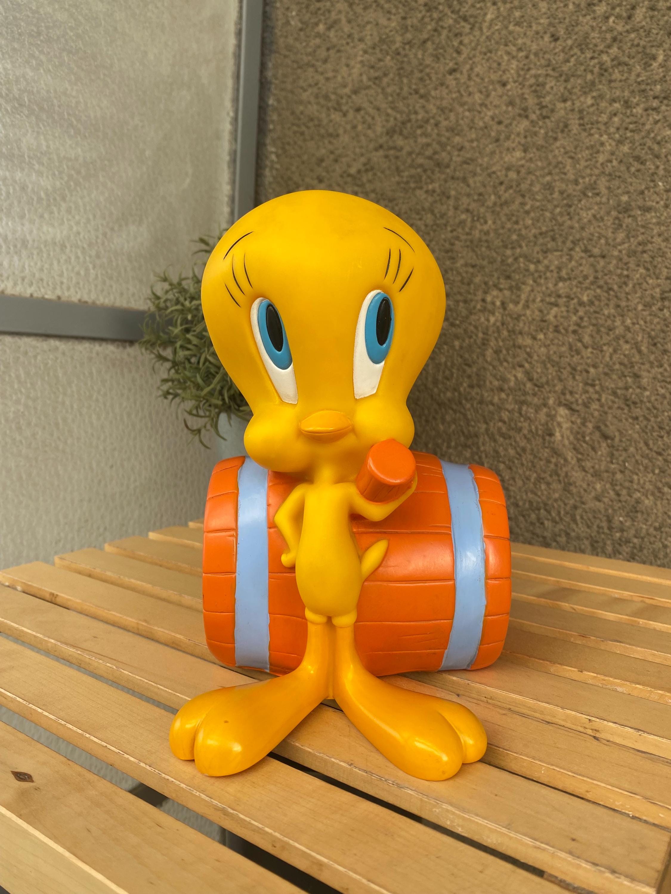 ヴィンテージ 1997年製 トゥイーティーバード PVC製貯金箱：ルーニー