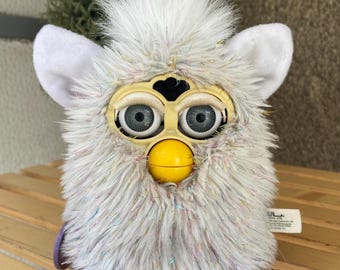 動くグリッターファービー シャンパン グレーの目 1998年製