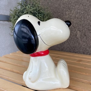 Snoopy Piggy Bank - Etsy