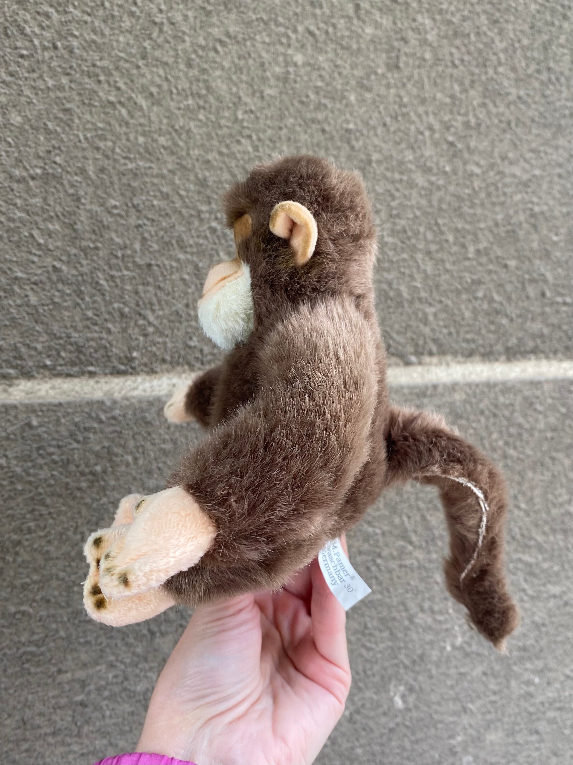 Vintage Monkey Plush: 1980s German Stuffed Animal - Etsy