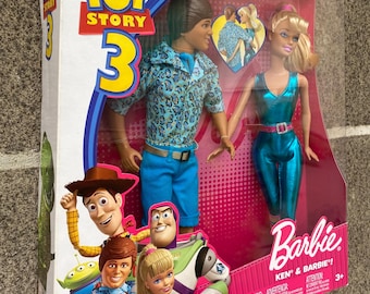 Rare Toy Story Ken Barbie Doll Set Mattel 2009 New in Box