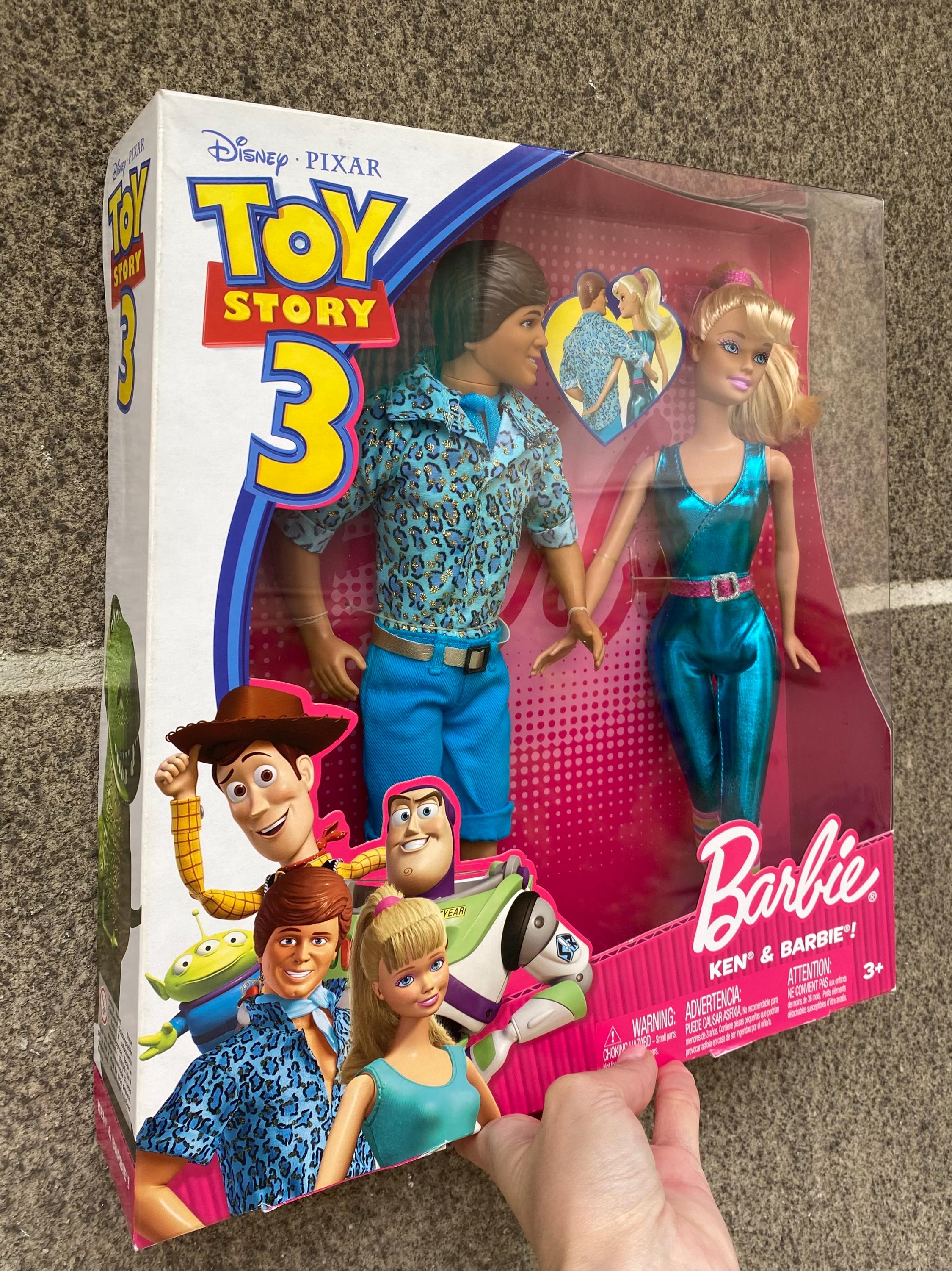 トイストーリー　バービー バービーケン　ピクサー　マテル　希少 希少なトイ・ストーリー3 ケン＆バービー人形セット - マテル 2009年