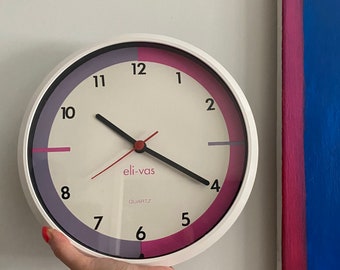 80's-90's TOCHIGI TOKEI ウォールクロック ヴィンテージ Vintage Tochigi Tokei Desk Clock: Postmodern Pop Art Japan 80s-90s
