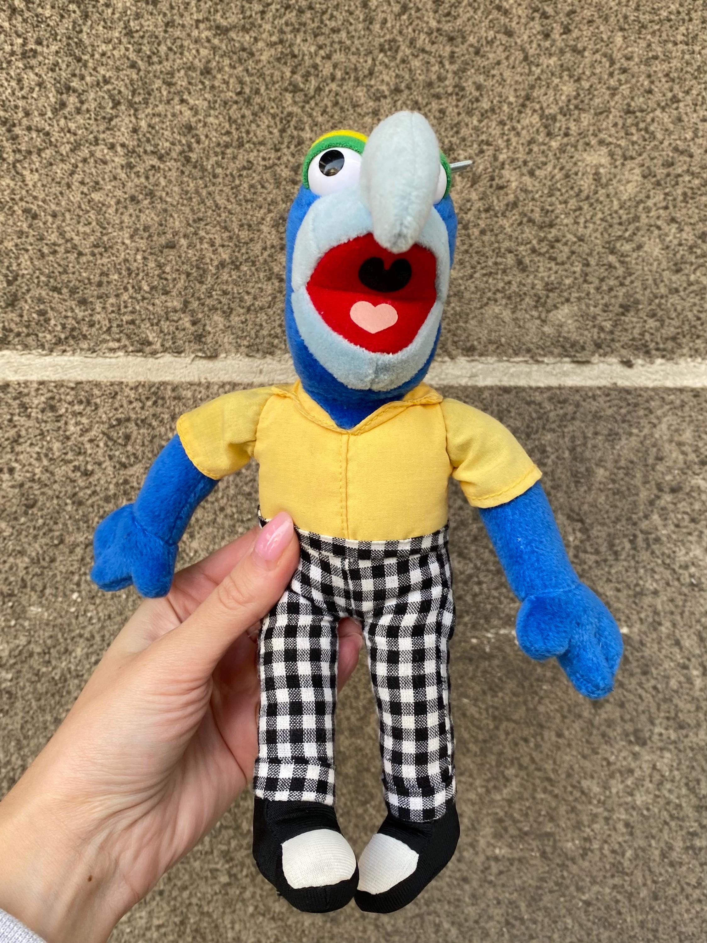 Muppet Teddy Vintage Gonzo Muppet Plush Toy: Jim Henson's Muppets (22cm/8.6in) - Etsy