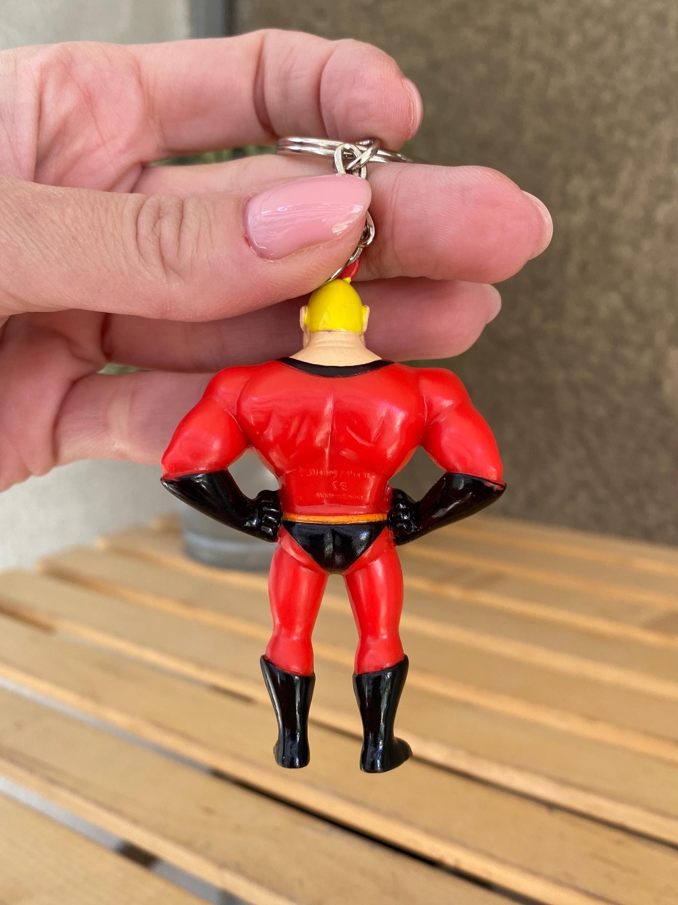 Mr.インクレディブル キーチェーン、ディズニー アニメ フィギュア
