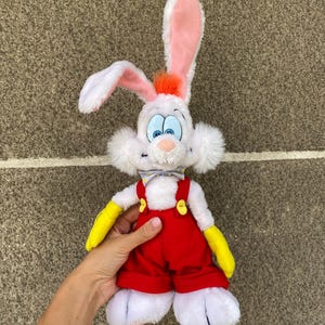 ヴィンテージ 1987 ロジャー・ラビット ぬいぐるみ、ディズニー