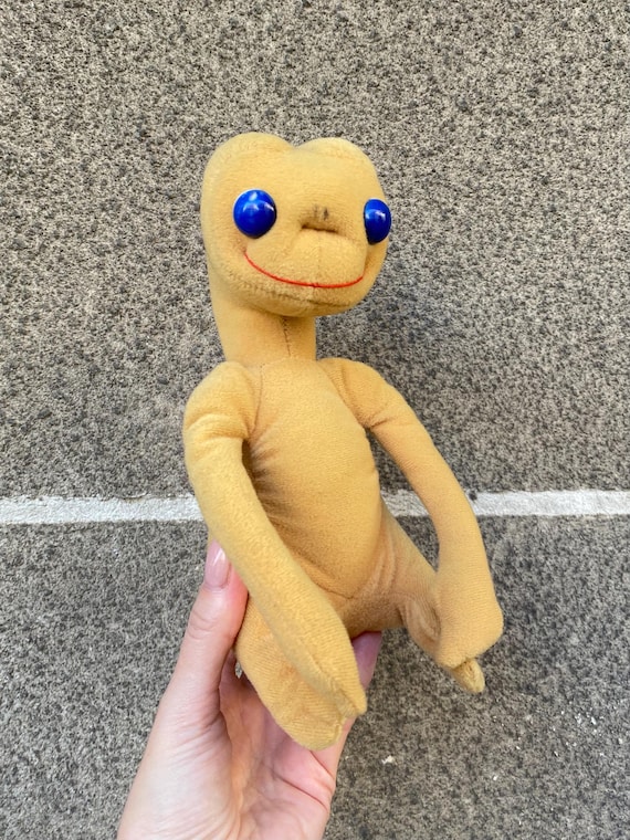Vintage ET Extra Terrestrial Plush Toy 1982 Kamar Made in Korea