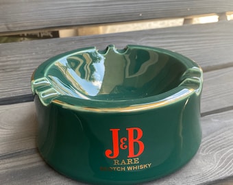 Vintage J & B Scotch Whisky Aschenbecher Sammlerstück Wade PDM England