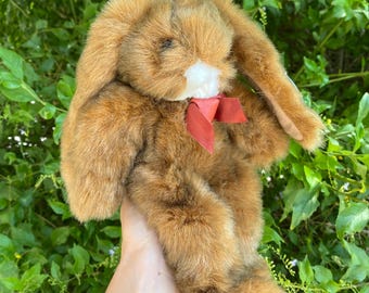 Vintage Plush Non Non Sleepy Rabbit by Gemini Toys Softees (1980s