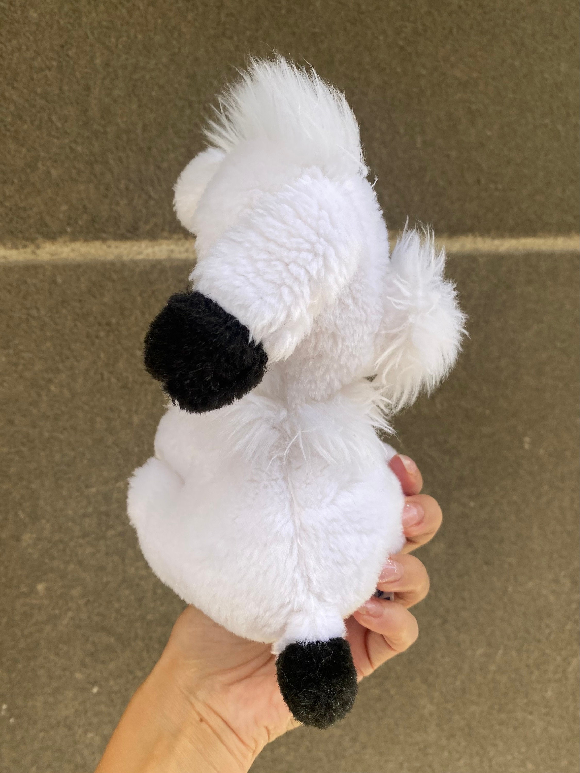 copy of Peluche dog Idefix NOUNOURS Park black white Asterix 18 cm