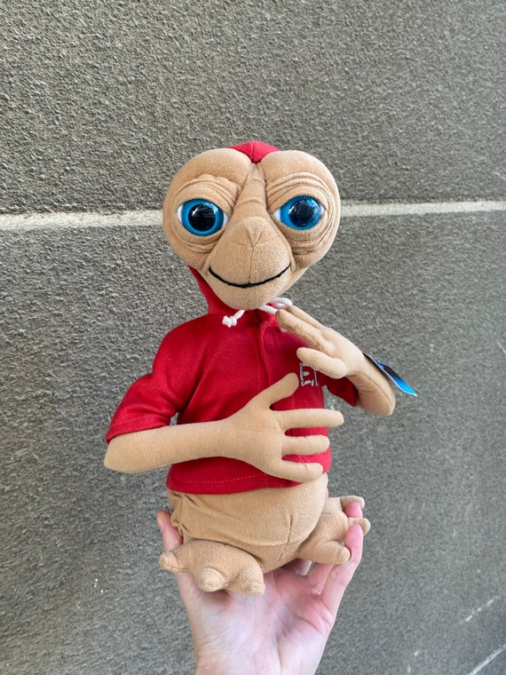 ET Extra Terrestre peluche anni 90 peluche ET alieno con cappuccio rosso Etsy Italia