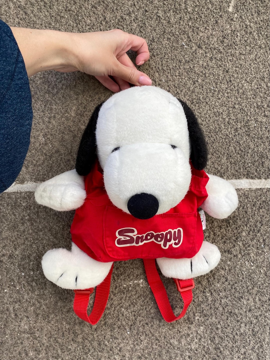 Vintage Snoopy Plush Backpack: Nakajima Corp Tokyo Peanuts