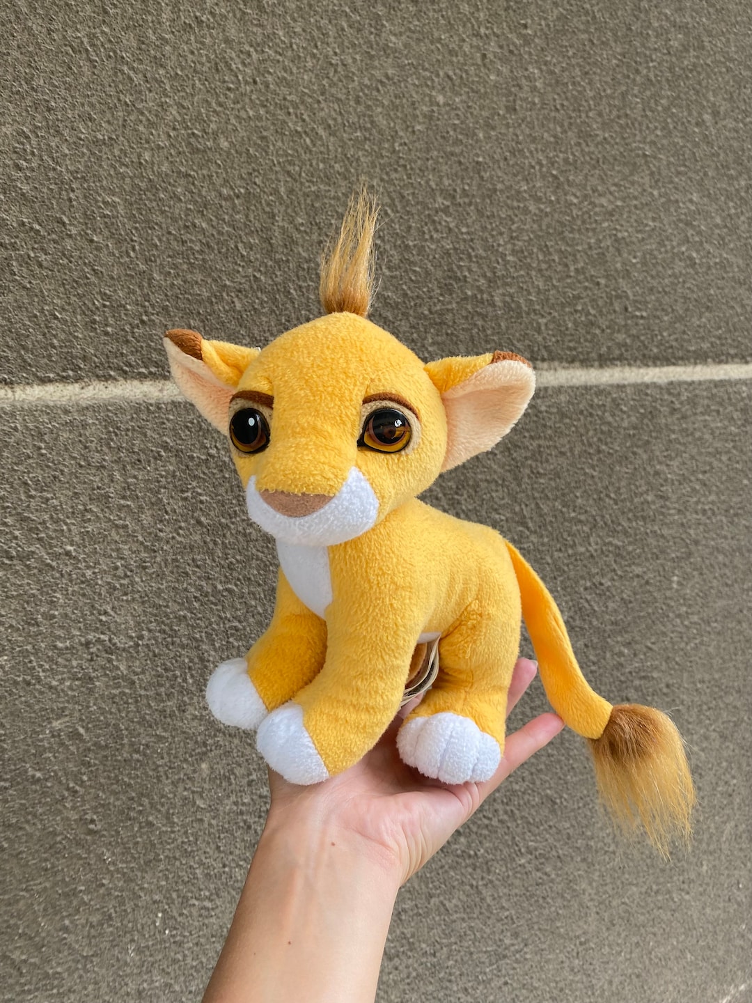Authentic Simba Plush Toy the Lion King Cute Baby Lion Soft Etsy