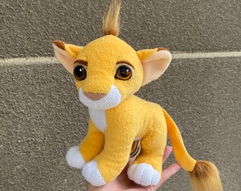 Authentique peluche Simba Le Roi Lion, mignon bébé lion peluche douce, animaux en peluche comme cadeaux