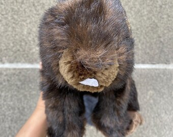 クラシック茶色のぬいぐるみ リアルなビーバーのぬいぐるみ：ぬいぐるみ 31 cm/12.2 インチ - Etsy 日本