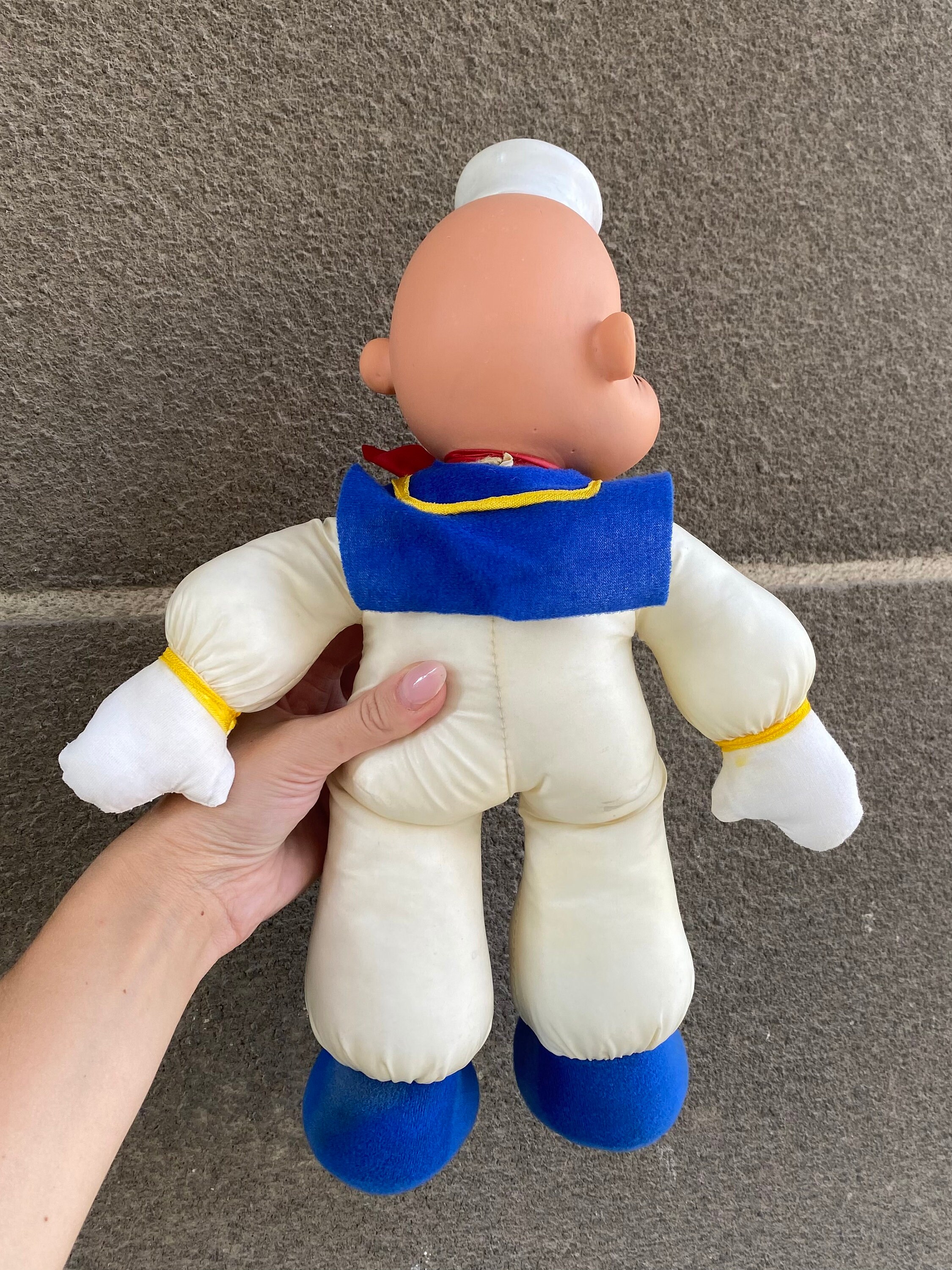 1980年代のヴィンテージ「ポパイ・ザ・セーラー」ぬいぐるみ：希少な
