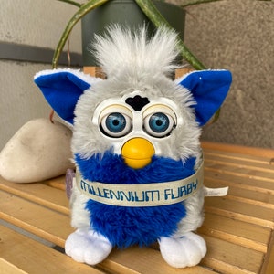 Furby BOOM Special Edn Aqua Teal Blue Metallic Chrome Hasbro