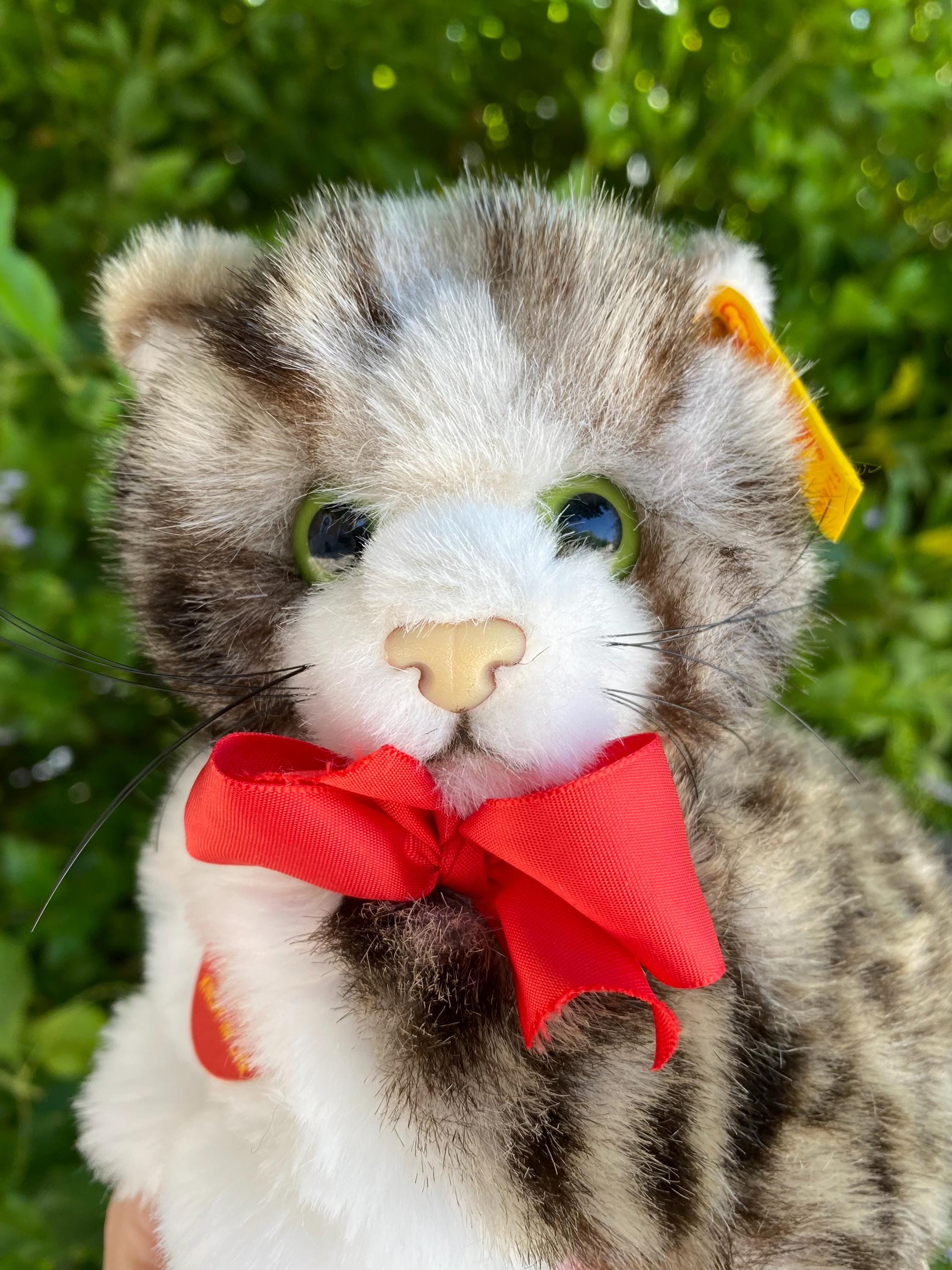 フエルト耳の仔猫　タプシー　TAPSY　シュタイフ　しま猫さん　アンティーク フエルト耳の仔猫 タプシー TAPSY シュタイフ しま猫さん