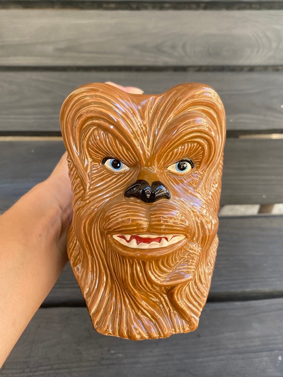 Chewbacca Ceramic Mug 1997 Star Wars Vintage Figural Mug by