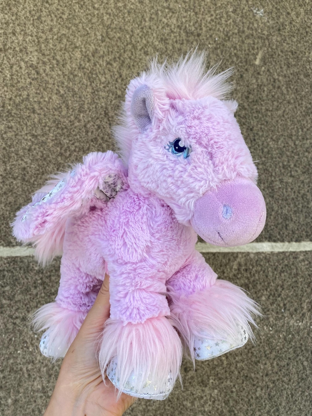 Giant Purple Pegasus Stuffed Animal Pink Pegasus Plush: Keel Toys Stuffed  Horse With Wings