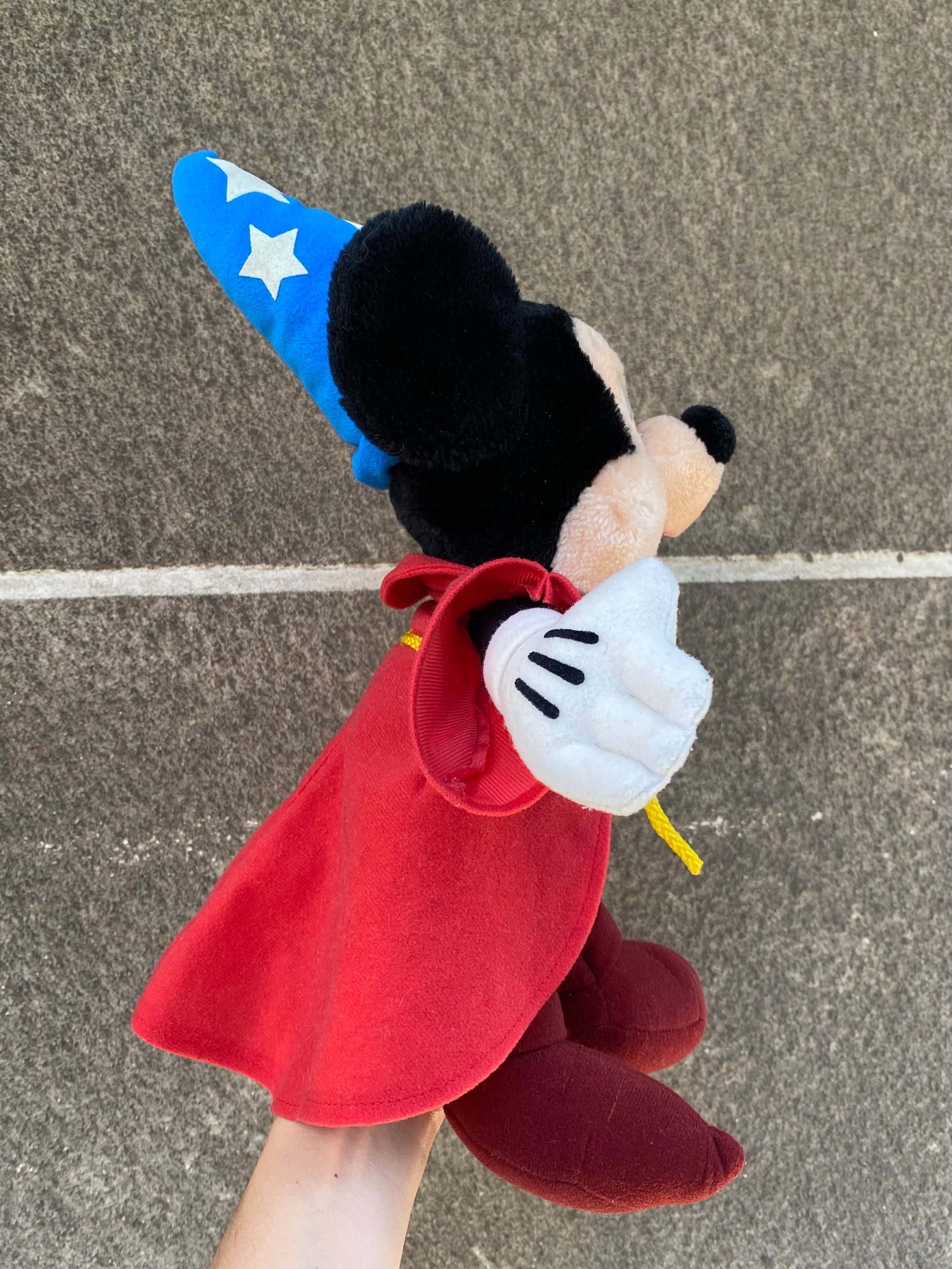 1980年代のヴィンテージ ミッキーマウス ソーサラー ぬいぐるみ - Etsy