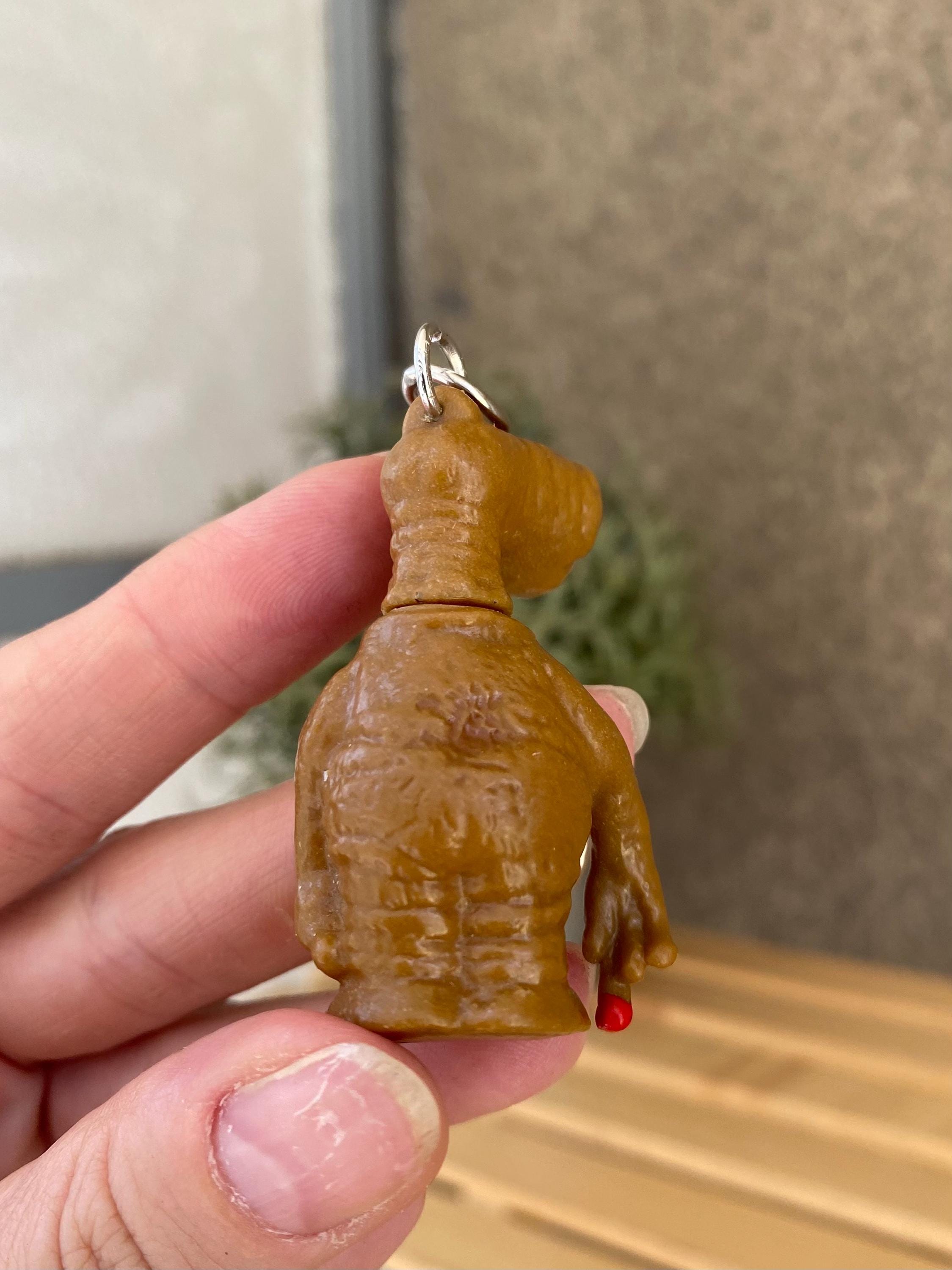 ヴィンテージ ET 地球外生命体 PVC キーホルダー 海賊版 1980年代