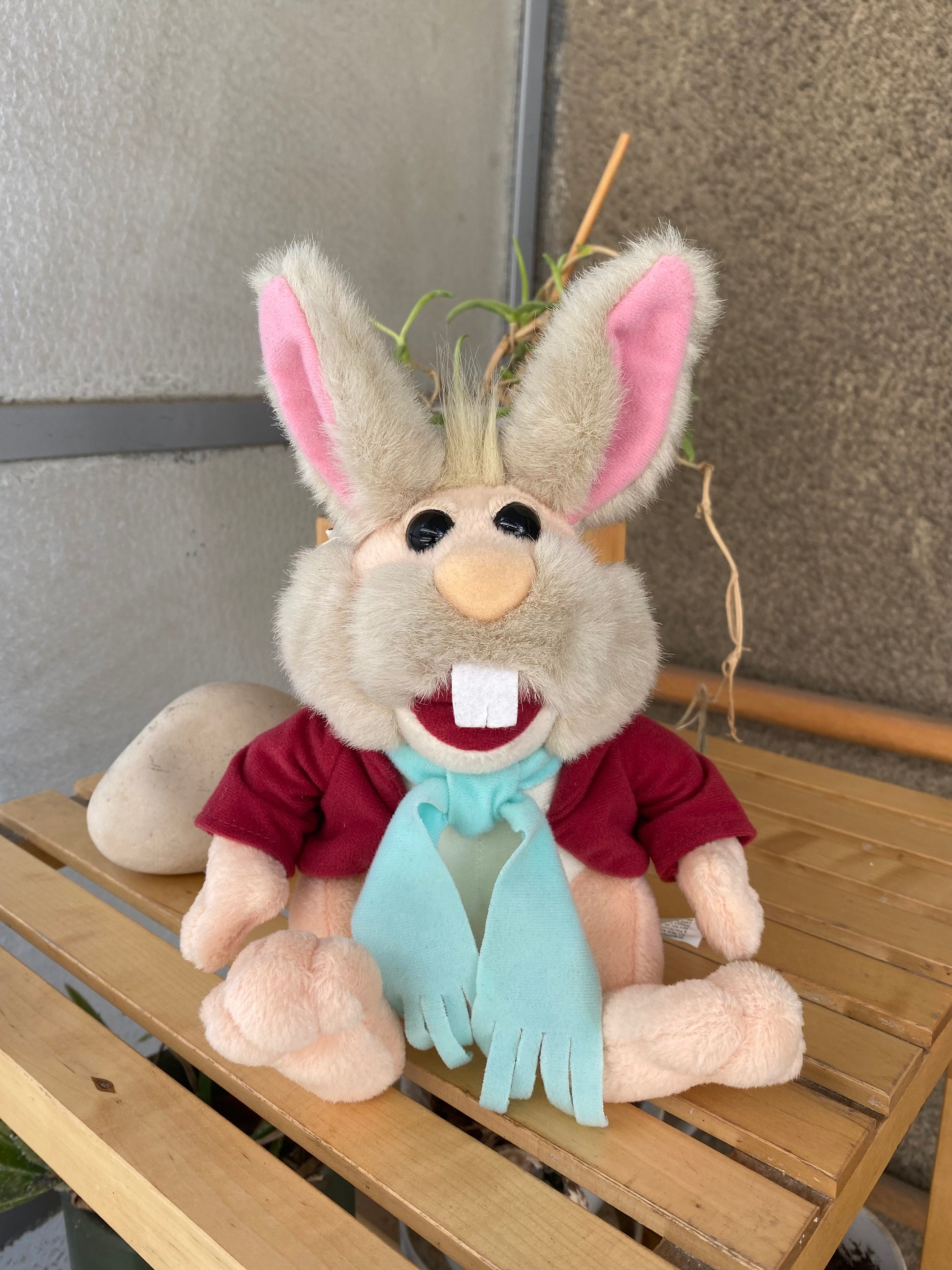 Jim Henson Bean Bunny muppet peluche, super mignon lapin en