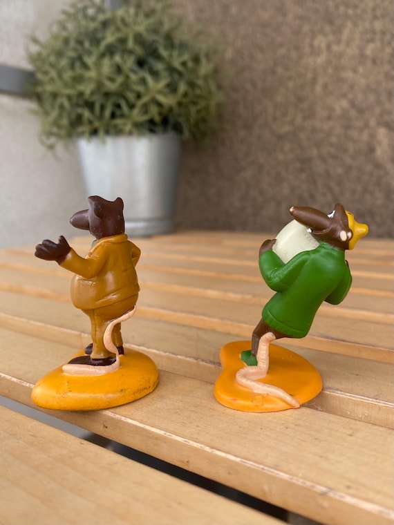 【misen2014さま】vintage figure ✳ニワトリさん ロバさん Vintage Chicken Run Small Figure Set of 2 1999 Nick