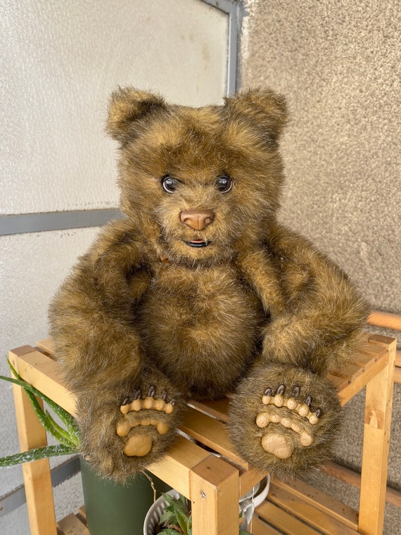 Realistic Interactive Bear Luv Cubs Furreal Friends & Tiger Electronics,  Beautiful Rare Brown Furry Bear Works 