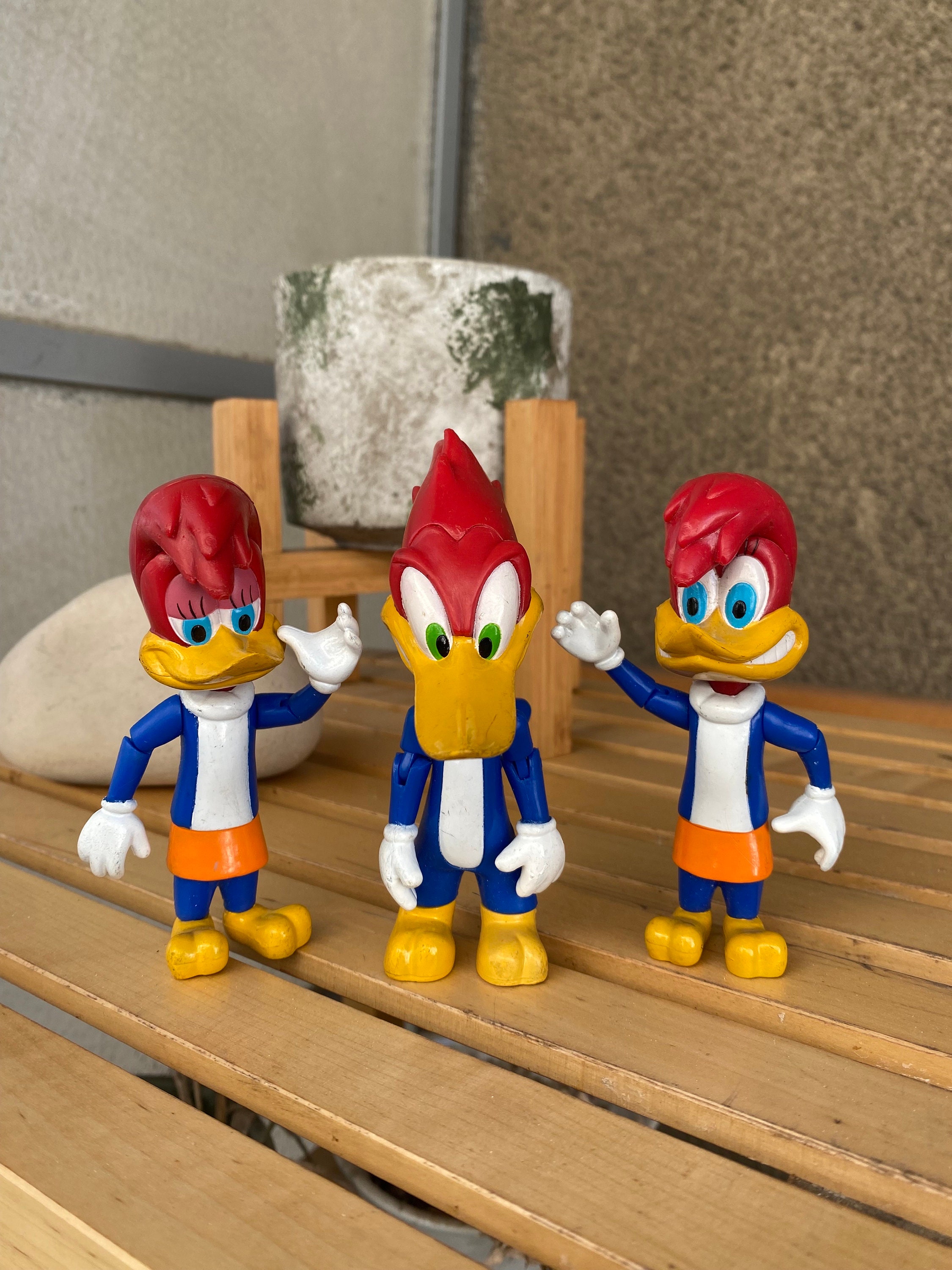 Woody Woodpecker Pvc Figurine Walter Lantz 1990s You Choose, Rare