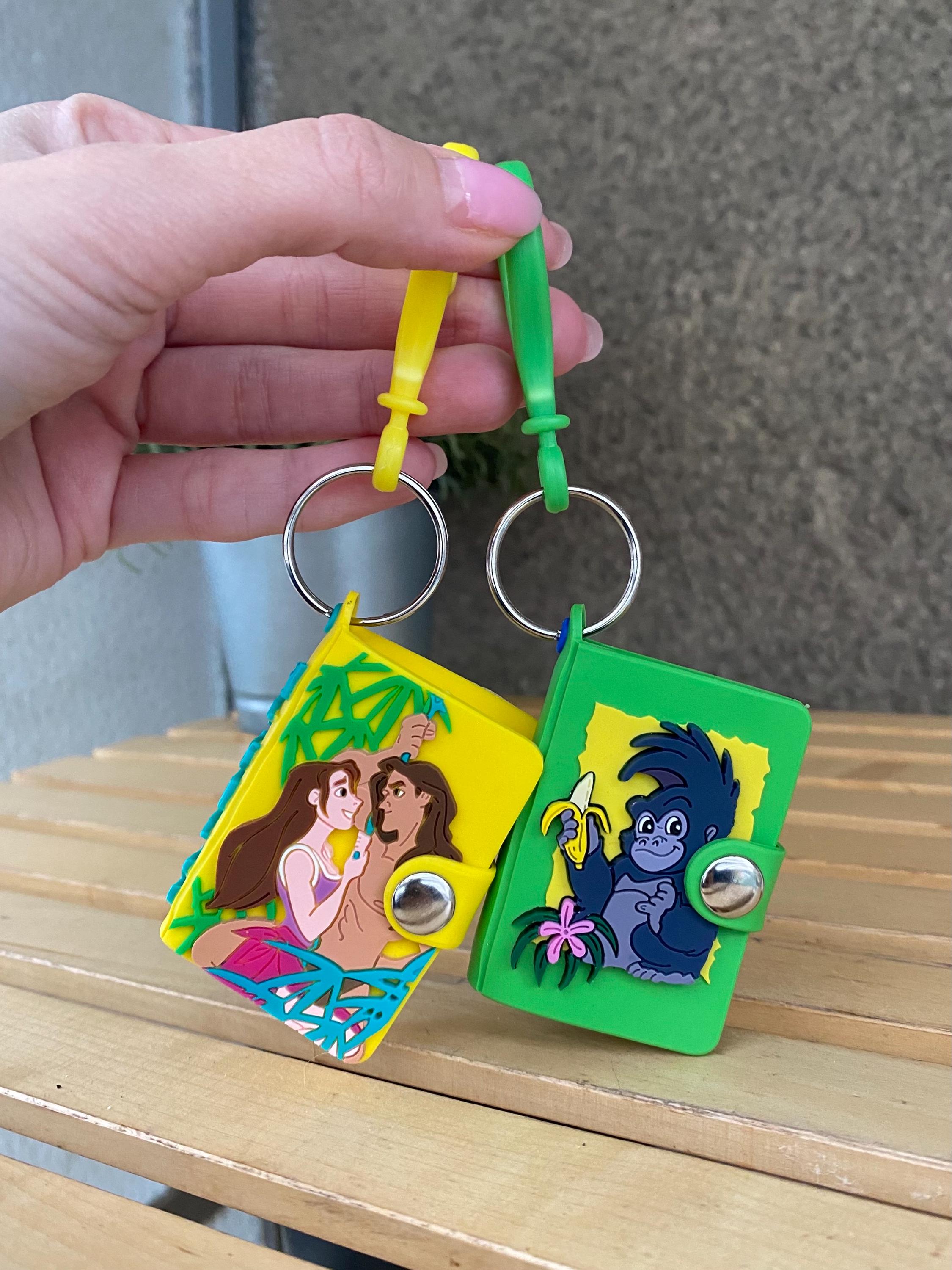 Vintage Tarzan & Jane or Terk Keychain Clip - Applause Bag Charm