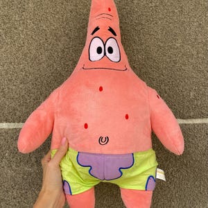 Peluche descatalogado de Patrick Star de Bob Esponja (Nickelodeon)
