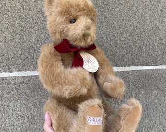 Vintage Gund Bear Jointed Plush 1987 Limited Edition Made in Korea