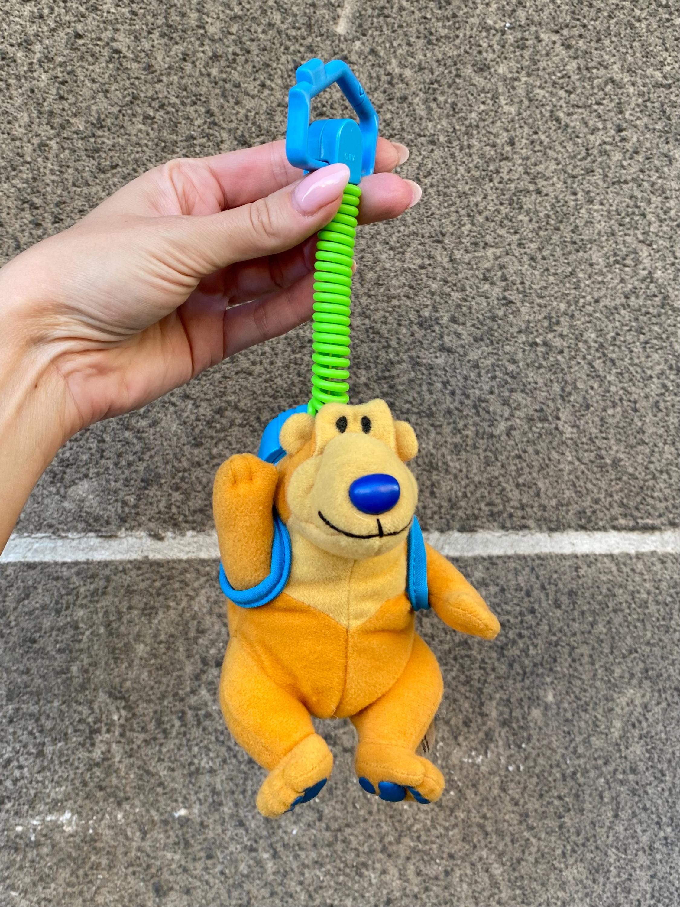 Rare Vintage Bear in the Big Blue House Plush Backpack Bouncer