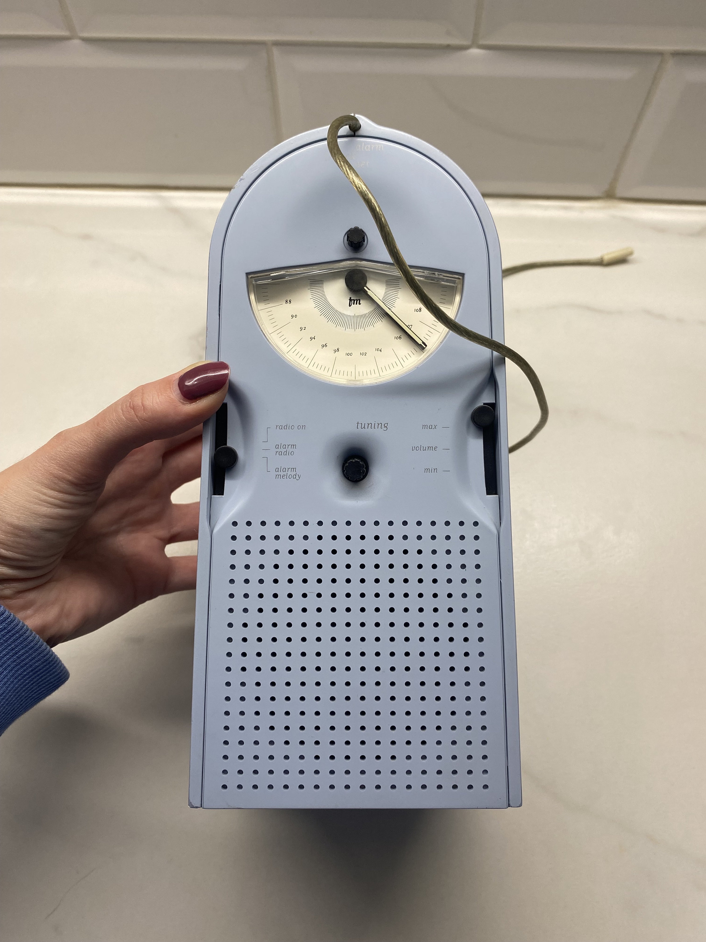 Rare 1990s Thomson Alessi Radio Alarm Clock - Philippe Starck