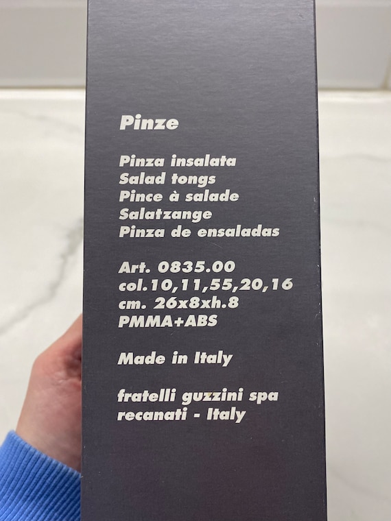 Set 8 Pinze Piccole Da Portata In Acciaio Inox 304 - 10,8 Cm, Mini Pinze Per Insalata, Ghiaccio, Antipasti, Buffet, Salumi, Argento - 4