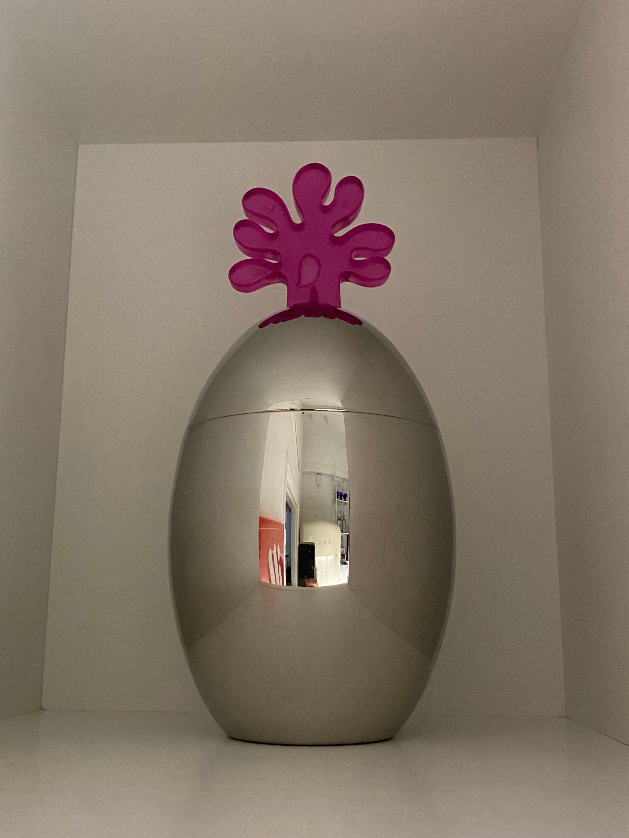 Rare Alessi Ovo Kitchen Container Design Joanna Lyle 1990s Italy