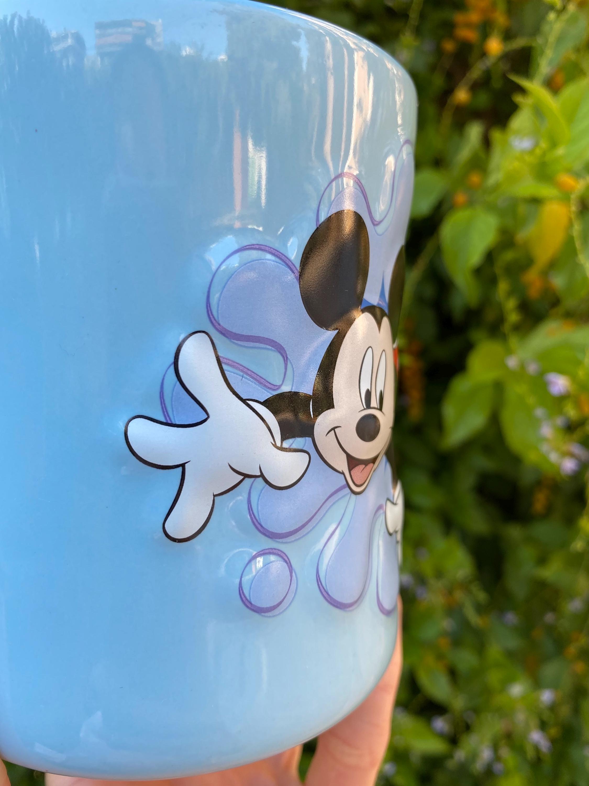 ディズニー ミッキーマウス 3D ビッグフィギュア ブルーセラミック