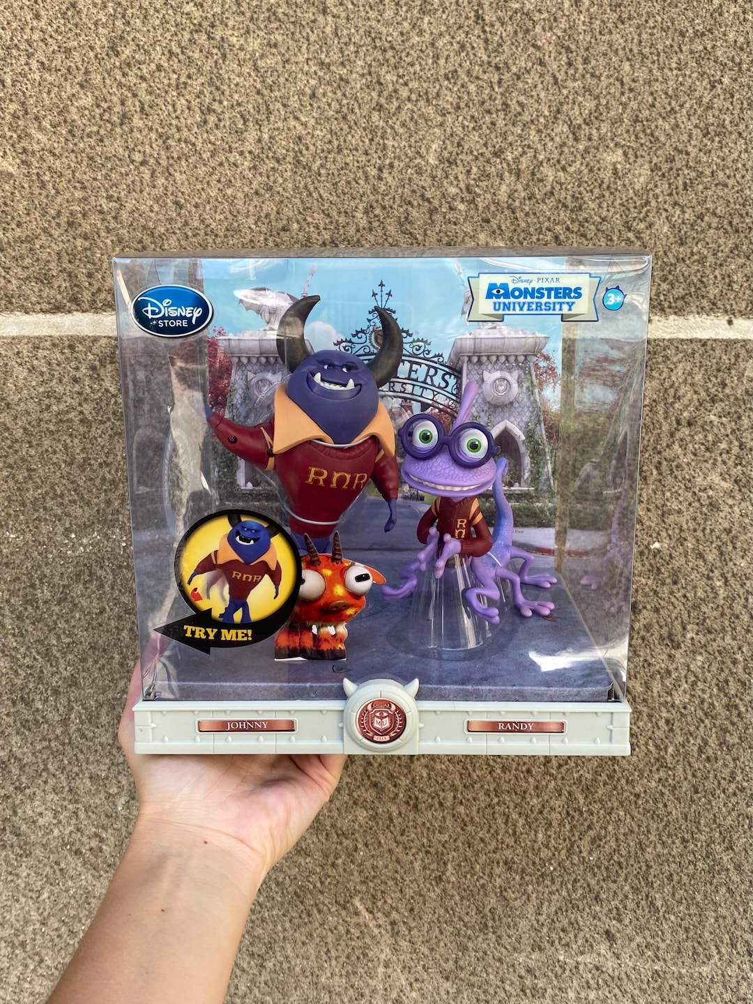 モンスターズ・ユニバーシティ ジョニー＆ランディ フィギュア 可動
