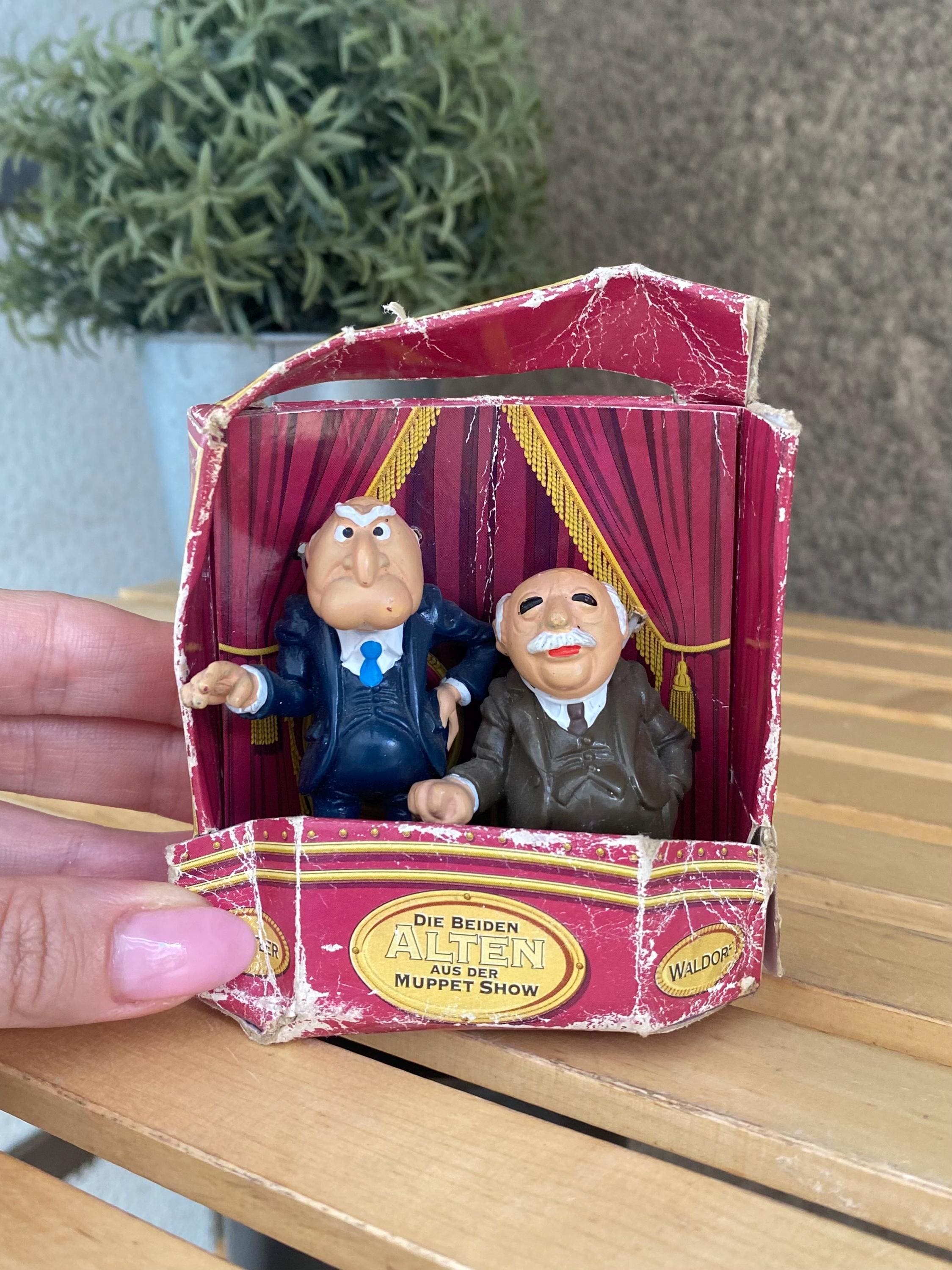 Very Rare Set Jim Henson's Statler & Waldorf Pvc Figures With