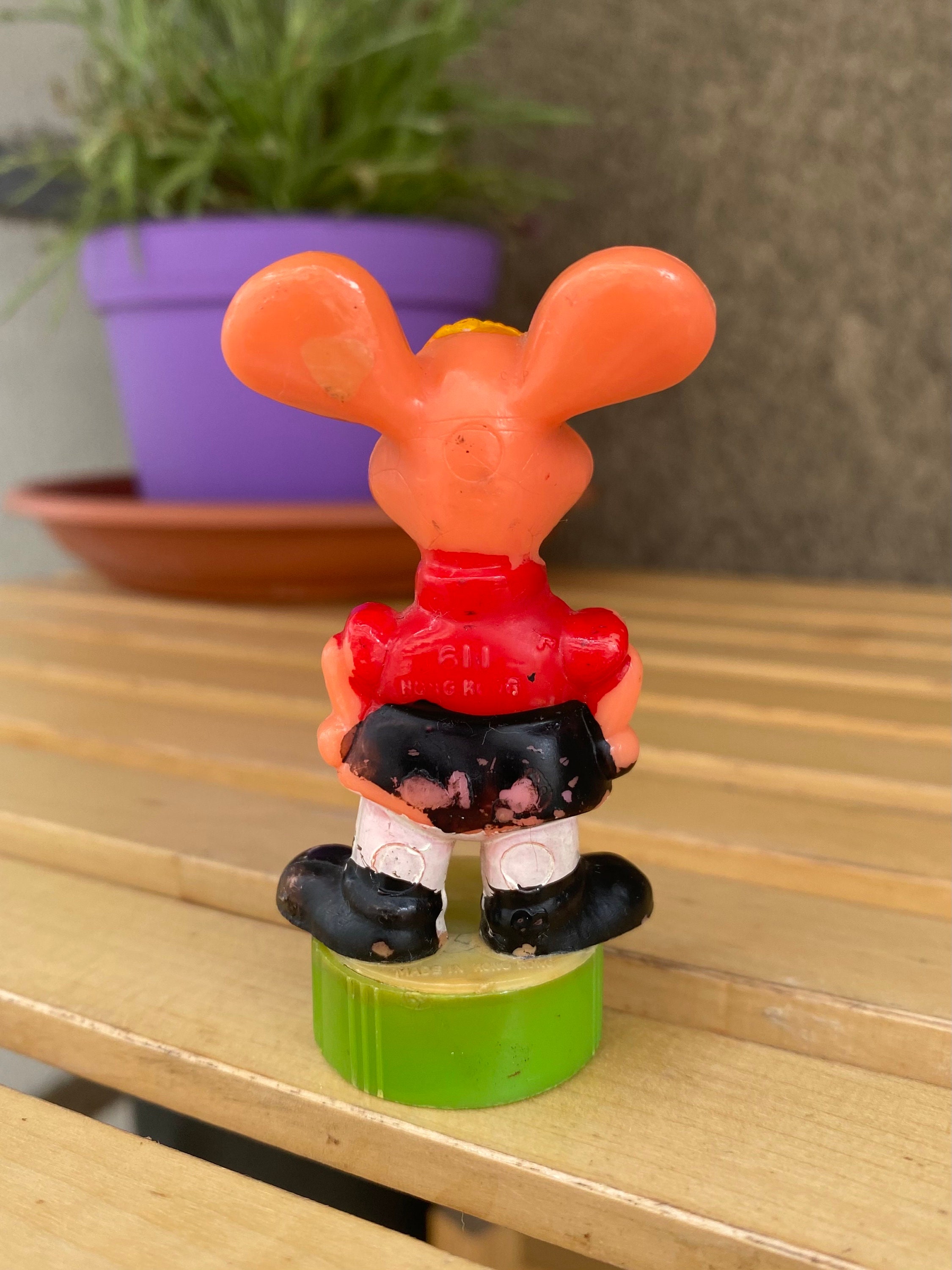 Vintage Topo Gigio Pencil Sharpener: Italian TV Puppet Collectible