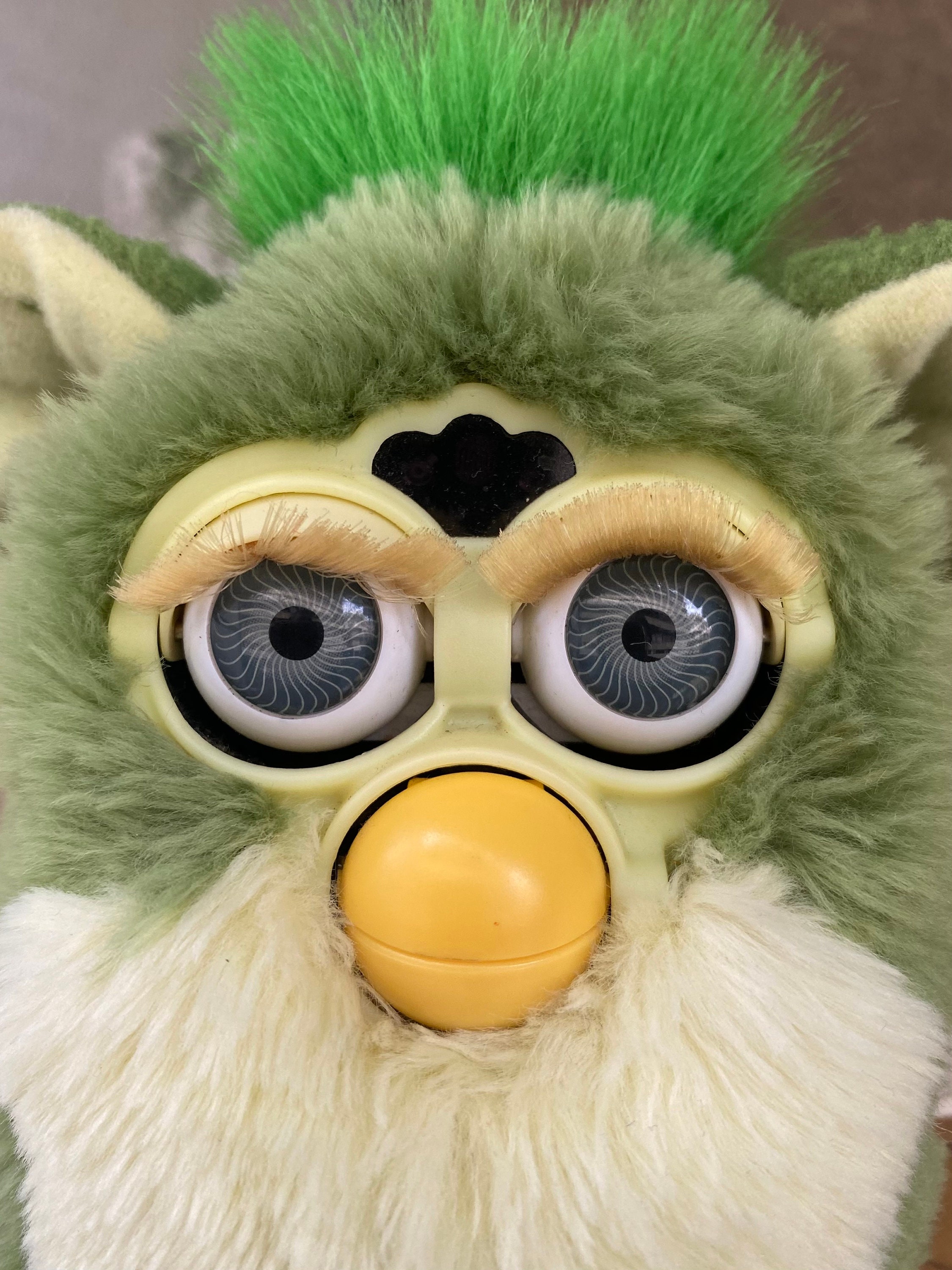 ヴィンテージ 1998 グリーンフロッグ ファービー - 動く