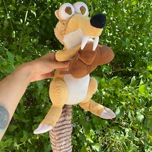 Retired Ice Age Scrat Plush: Play by Play Stuffed Squirrel