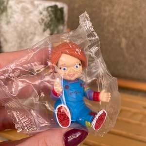 Chucky small pvc figurine Takara Tomy ARTS, Horror Movie character miniature doll Chucky minifigure