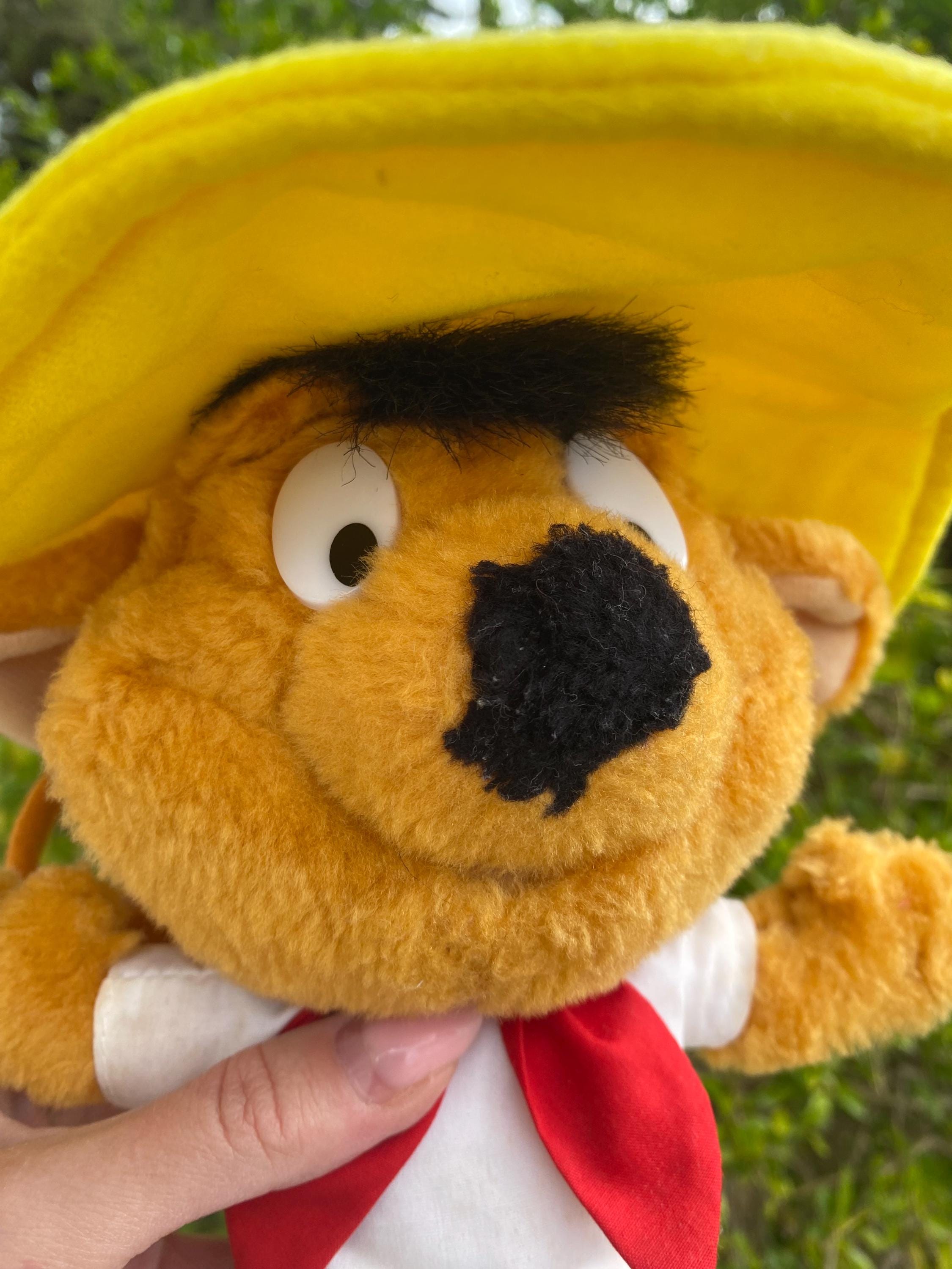 Vintage 1997 Speedy Gonzales Plush Toy - Looney Tunes Play-by-play