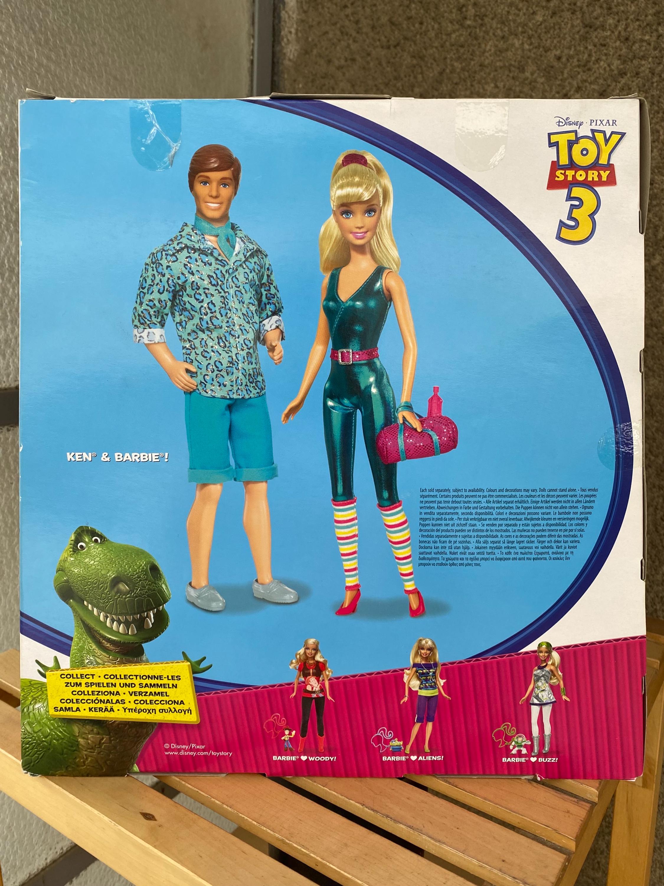 トイストーリー　バービー バービーケン　ピクサー　マテル　希少 希少なトイ・ストーリー3 ケン＆バービー人形セット - マテル 2009年