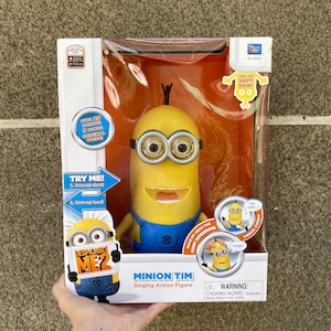 Rare Talking Minion Tim Despicable Me 2 WORKING new in a box, Minion singing action figure gift idea