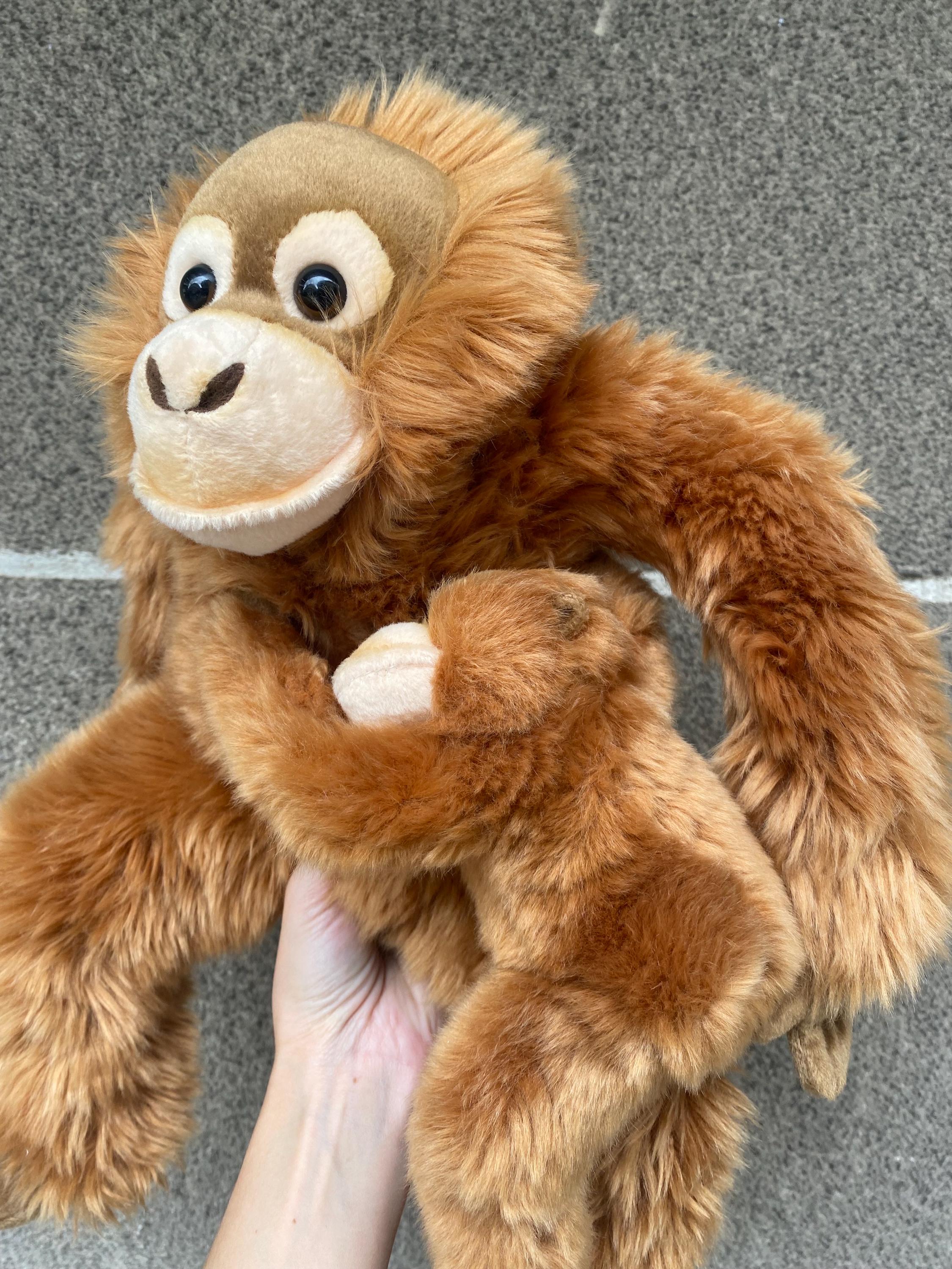 ヴィンテージ 1986 WWF オランウータンの母子ぬいぐるみ - Etsy 日本