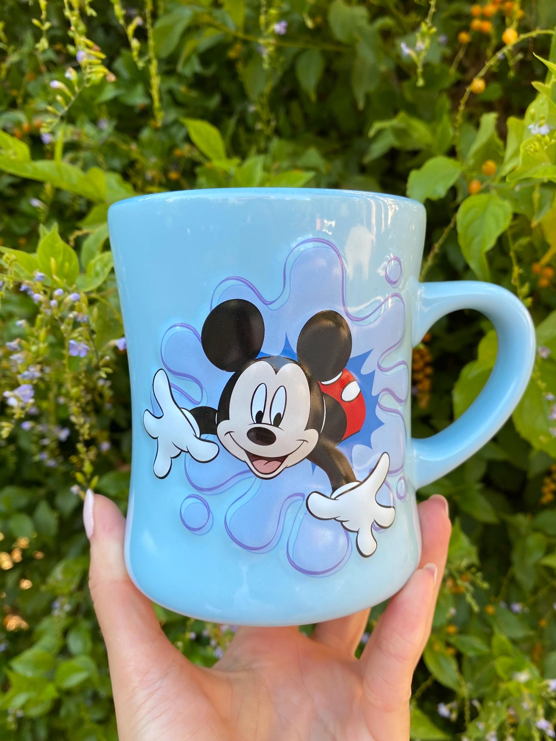 ディズニー ミッキーマウス 3D ビッグフィギュア ブルーセラミック