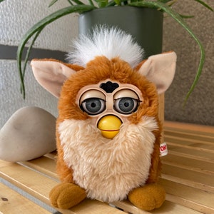 Brown Furby Coffee 1998 WORKING Tomy Japanese, Vintage Rare Furby